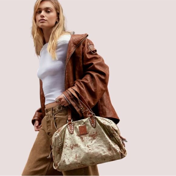 Free People Handbags - Free People We the Free Augustine Leather Tote Bag
